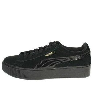 PUMA – Retro Black Vikki Platform Sneaker